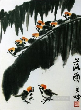 花 鳥 Painting - 李九ちゃんの小鳥の繁体字中国語